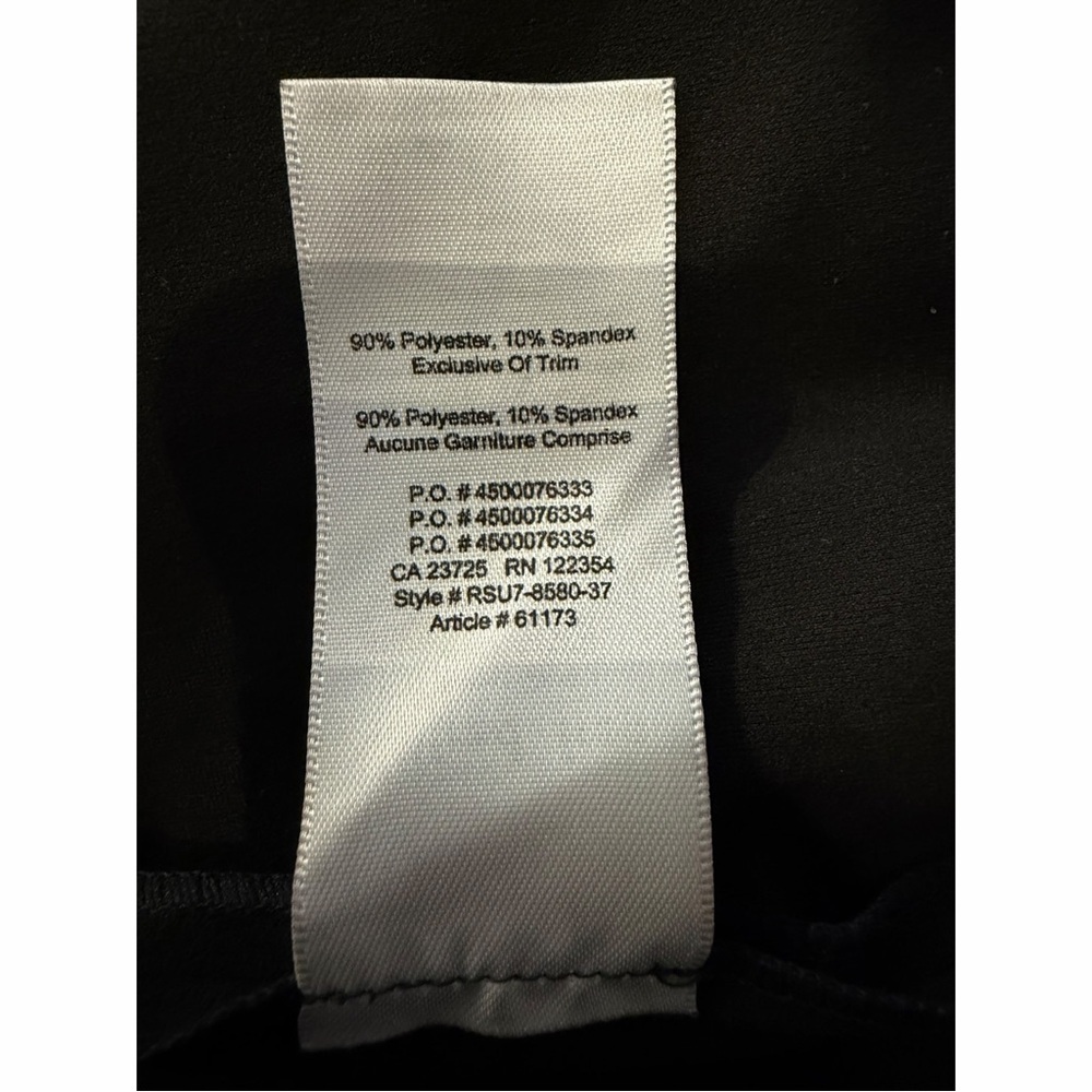 Wilfred Free Black Faux Suede Slip Dress Minimal Spaghetti Strap Aritzia L - Picture 8 of 8